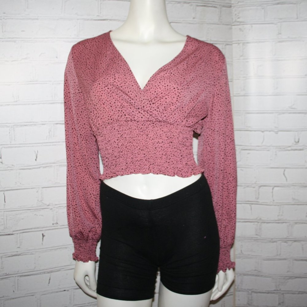 🌸🖤 SHEIN · Long Sleeve Blouse · Size S
